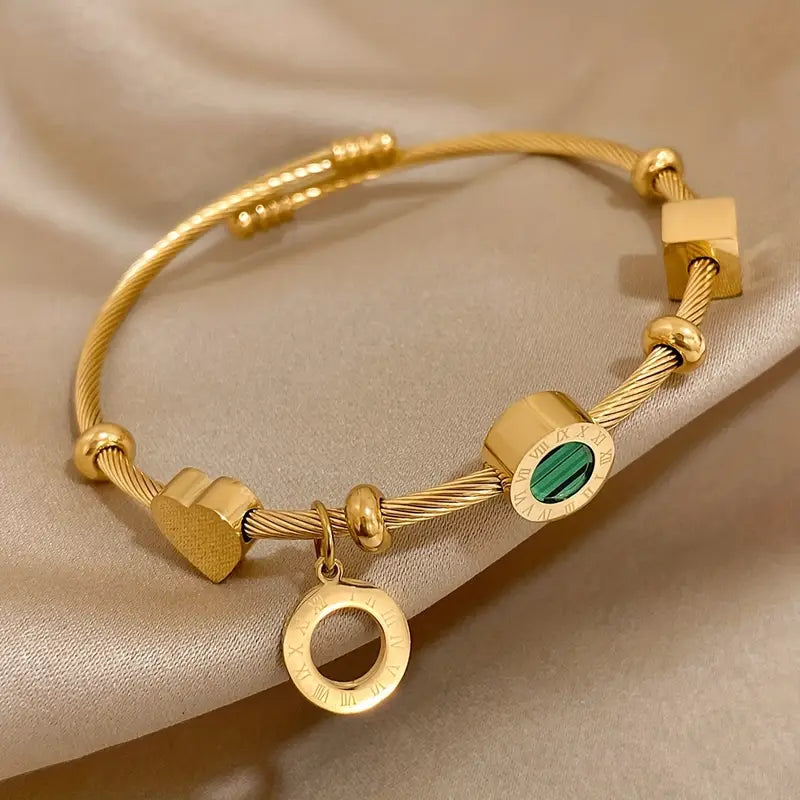 Rhian – Armband mit Unterschrift in Gold