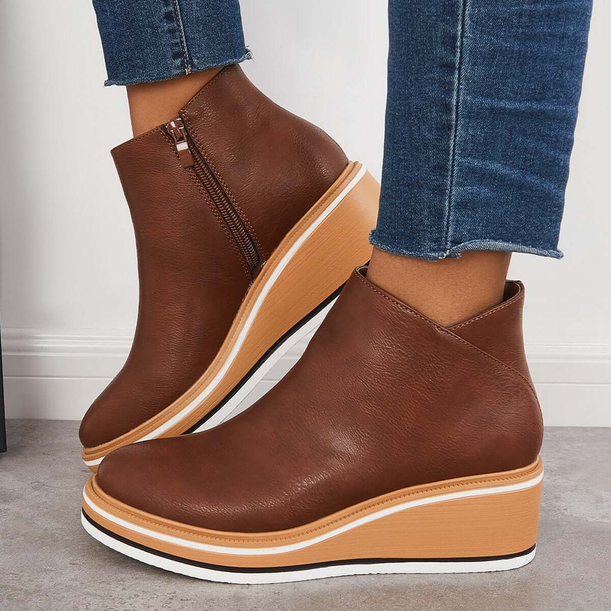 Nikkole - Schicke Damenstiefel mit Reißverschluss