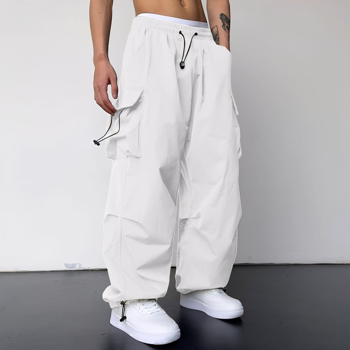 Kaleb - Modische Cargohose mit weitem Schnitt