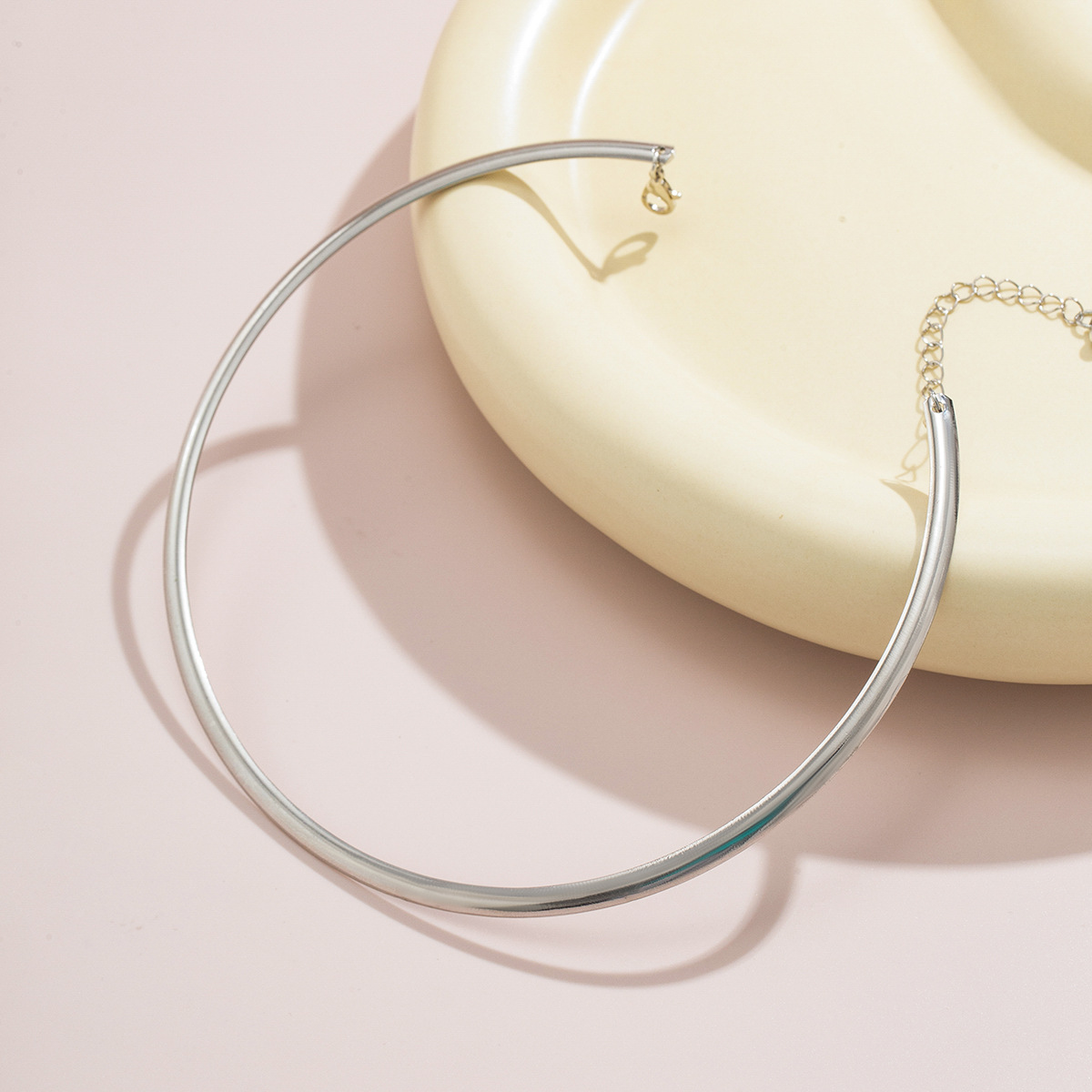 Clavícula Ring Halskette - Filigraner Choker-Ring