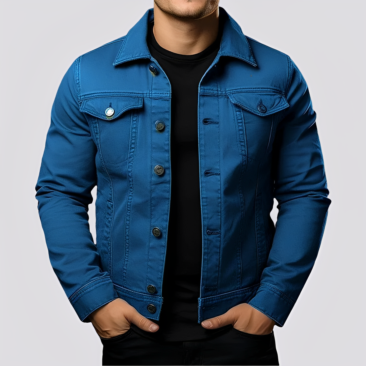 Maxwell - Klassische Herrenjacke aus robustem Stoff