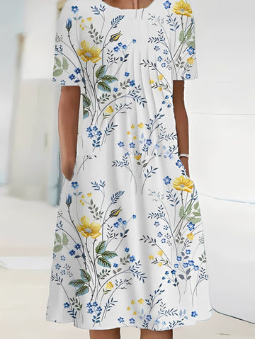 Jodie - Elegantes Kleid mit Print für Damen