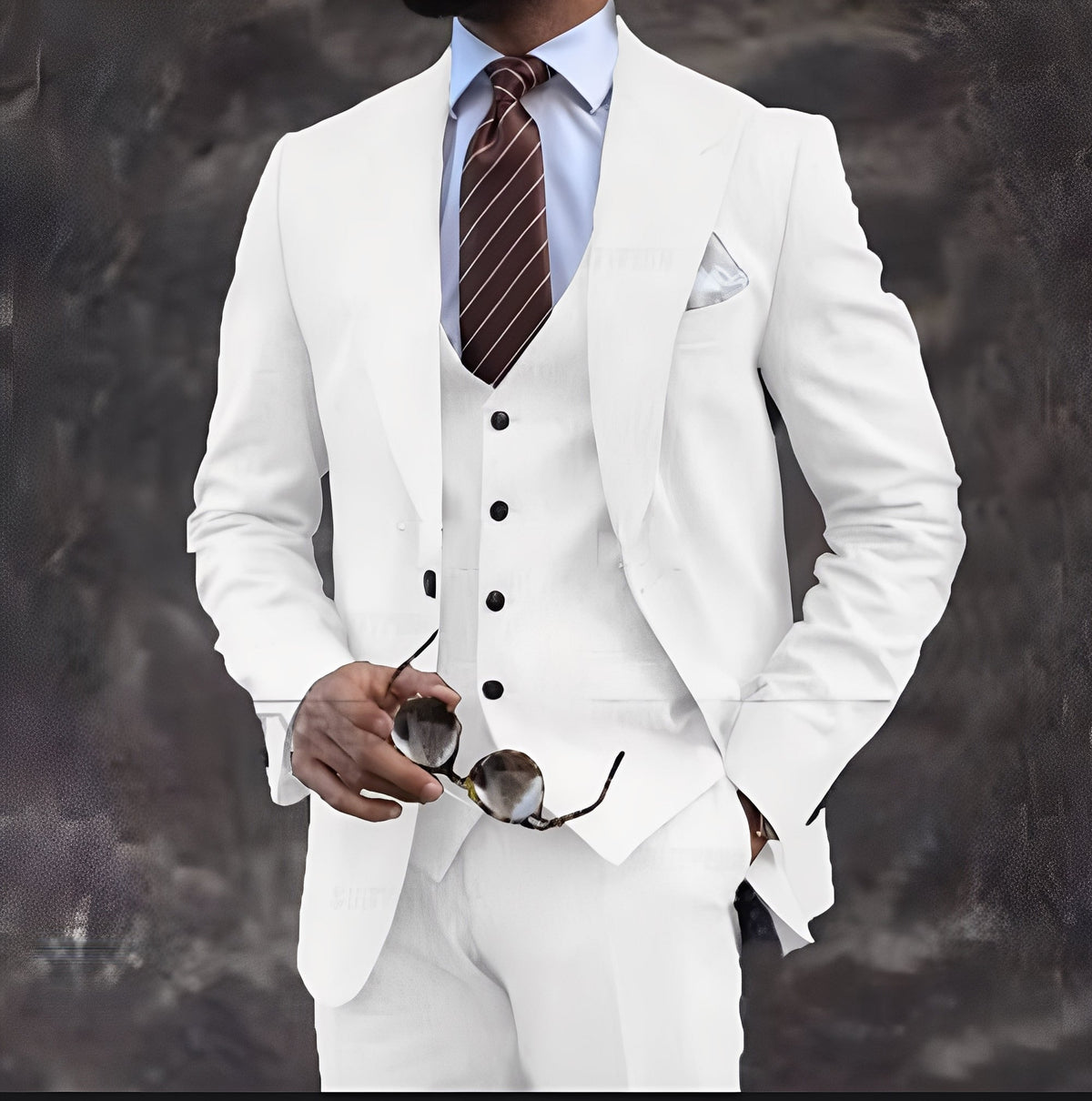 Elwyn - Elegantes dreiteiliges Anzugset