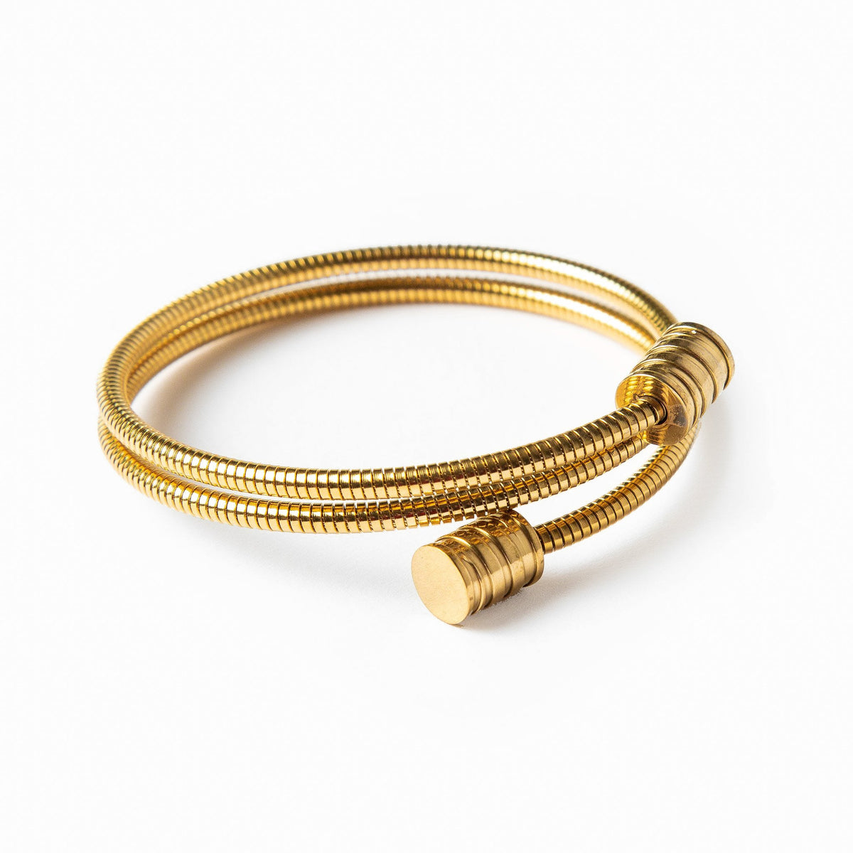 Angie – Armband mit gewundenem Design in Gold