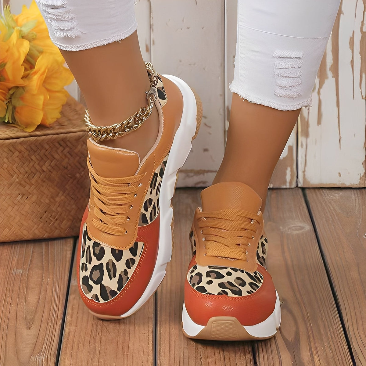 Wendy - Modische, komfortable Damenschuhe mit Muster