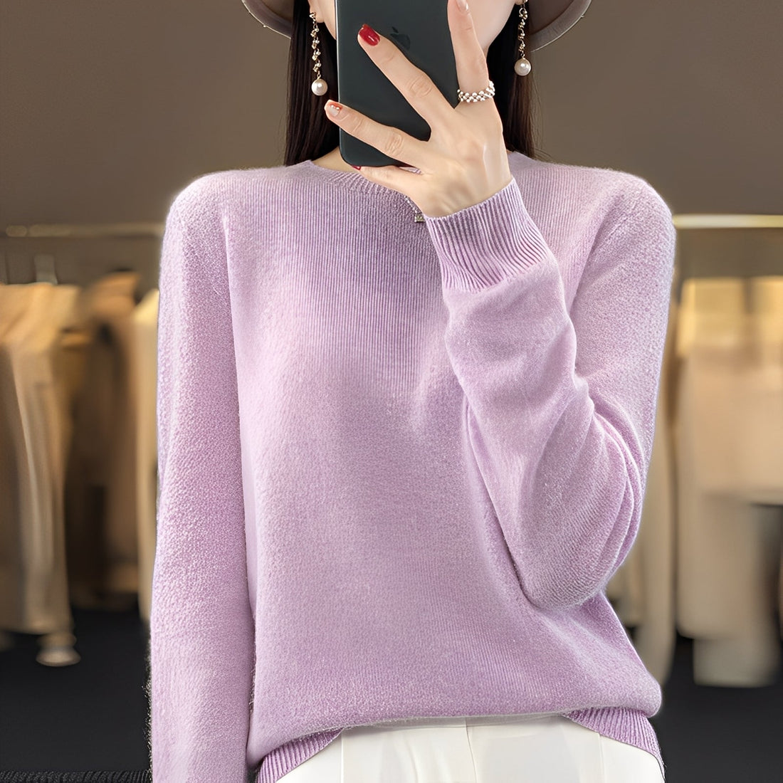 Cheyanne - Eleganter Damen-Kaschmirpullover