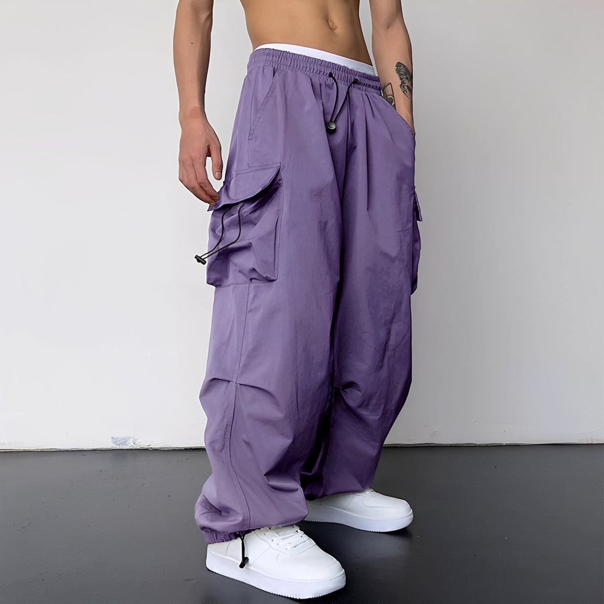 Kaleb - Modische Cargohose mit weitem Schnitt