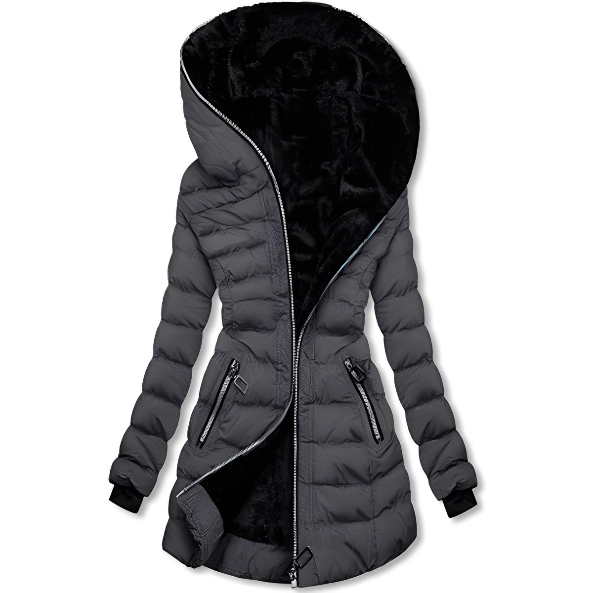 Jasmine - Modische Damen-Jacke mit Kapuze