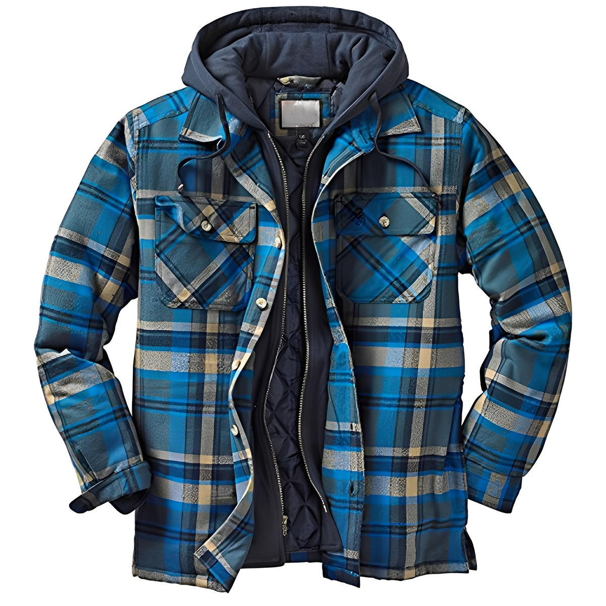 Flynn - traditionelle karierte Kapuzenjacke