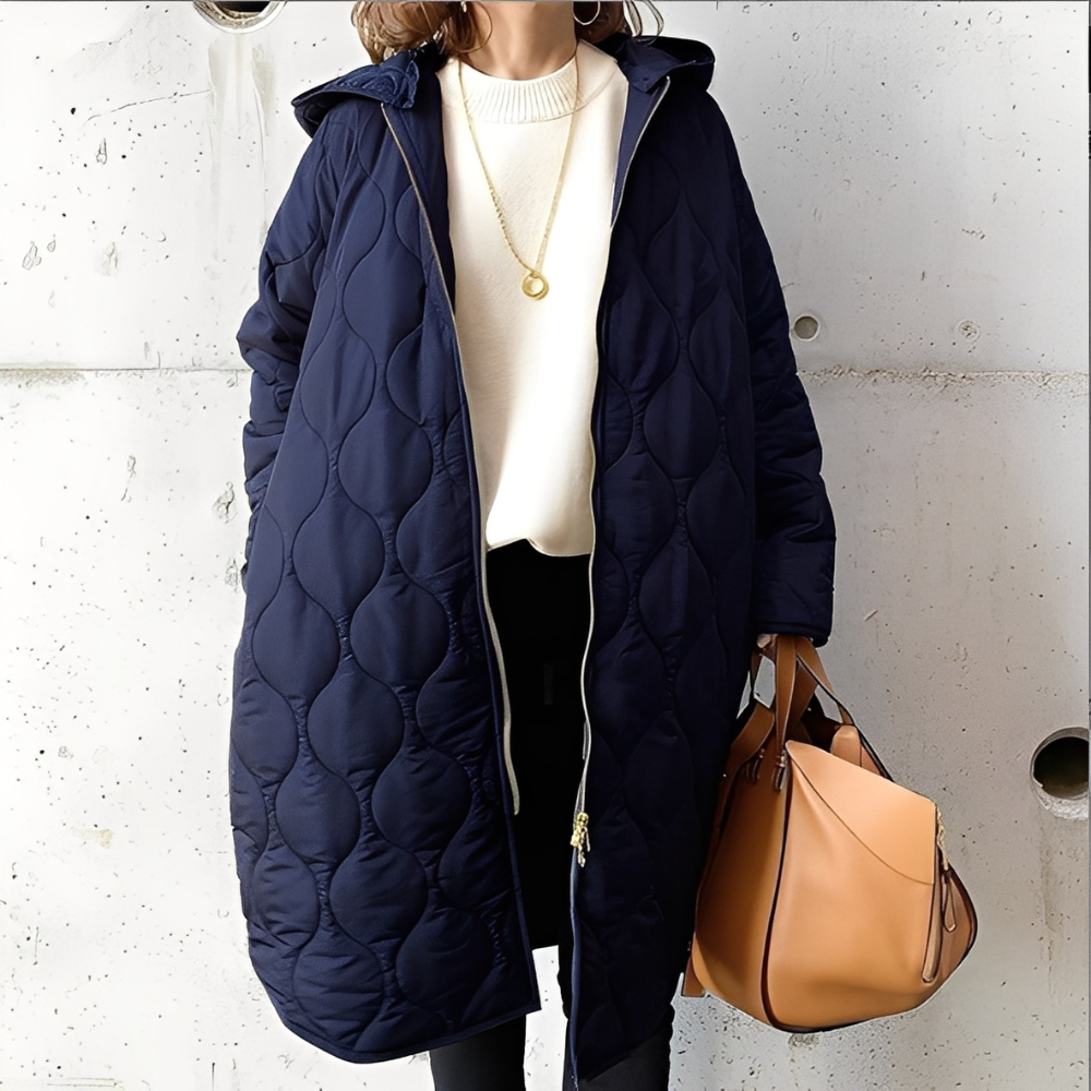 Suzanne - Damen-Kapuzen-Steppjacke für kalte Tage