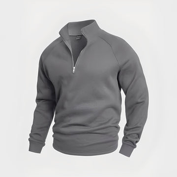 Wiley - Bequemer Herrenpullover mit Zipper