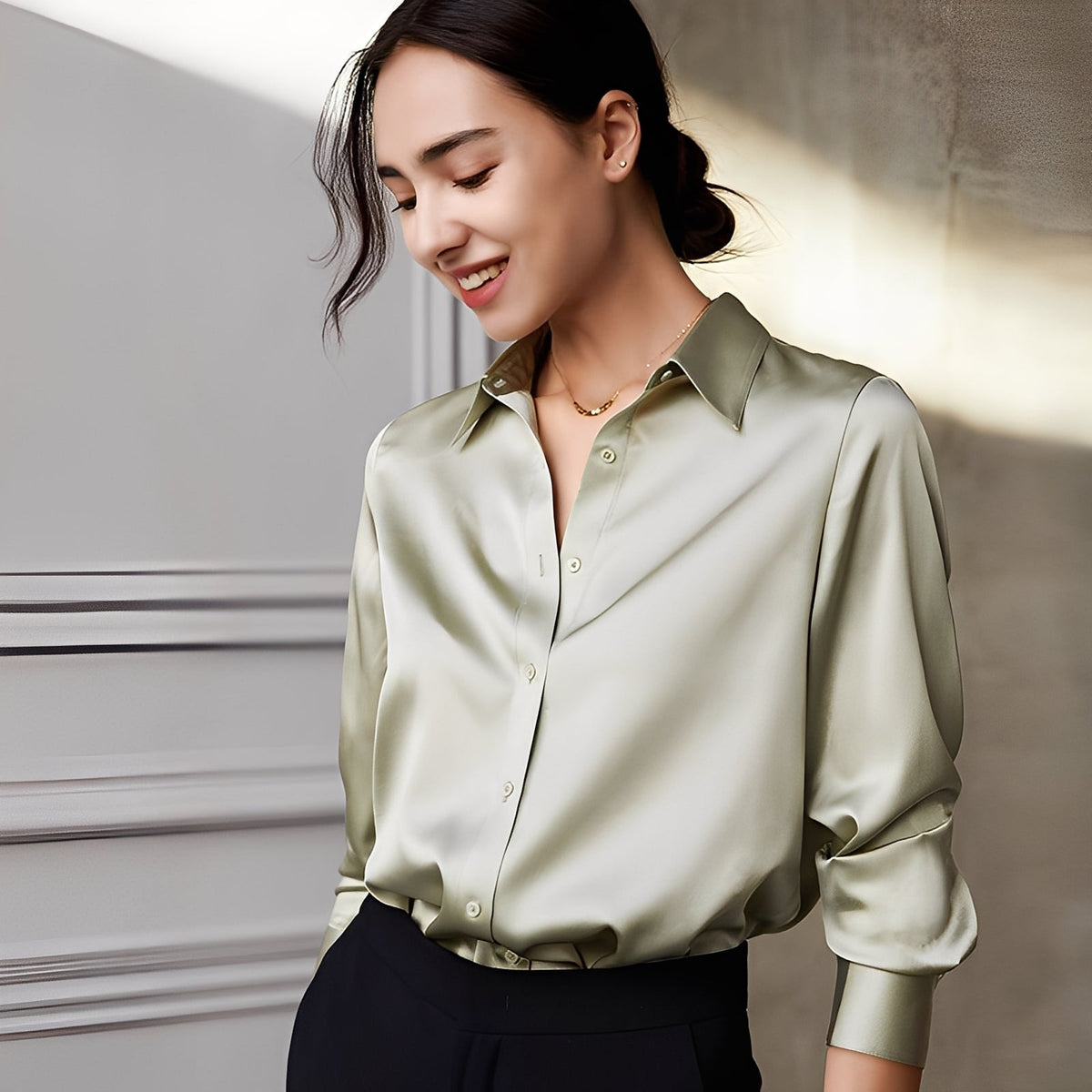 Mauricette - Elegante Blusen mit langen Ärmeln für Frauen