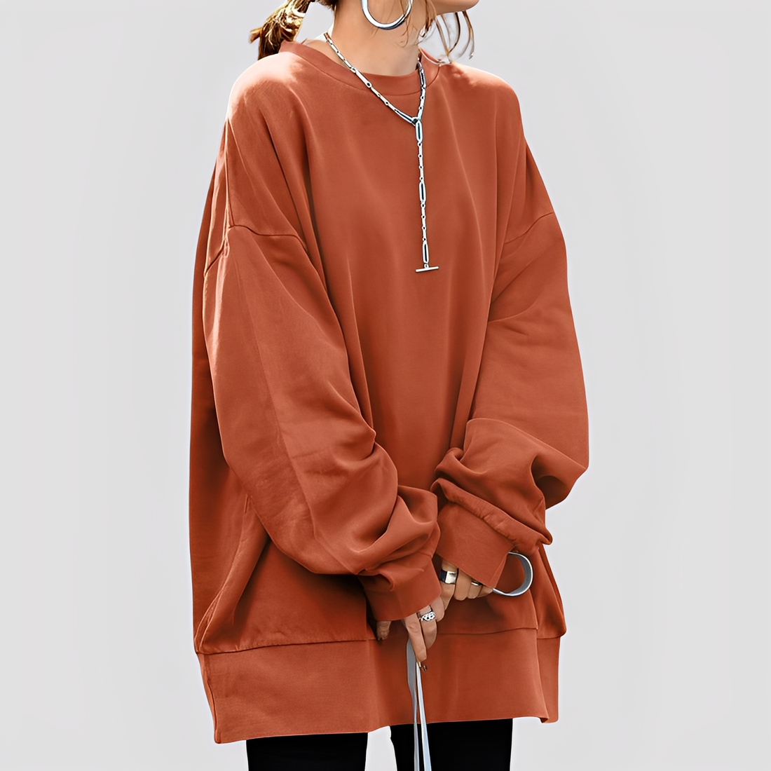 Estella - Damen-Oversize-Pullover im zeitgemäßen Stil