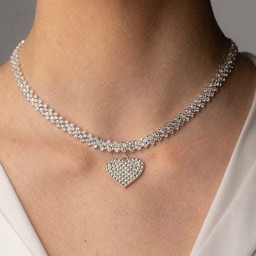 Zweireihiges Tennis-Halsband