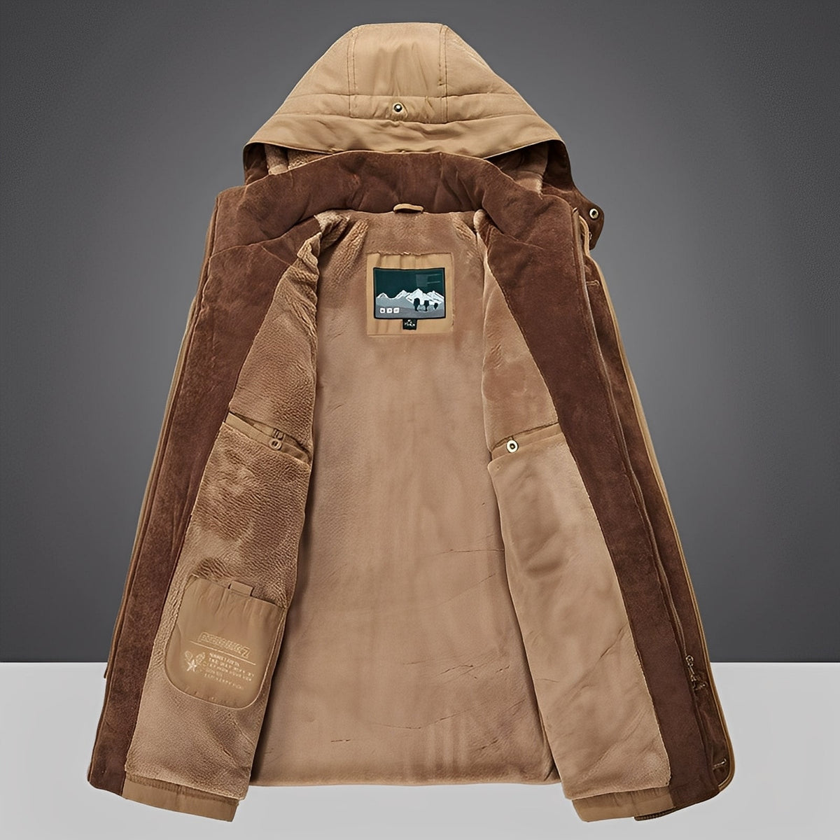 Nicholas - Herrenjacke mit warmem Fleece-Futter