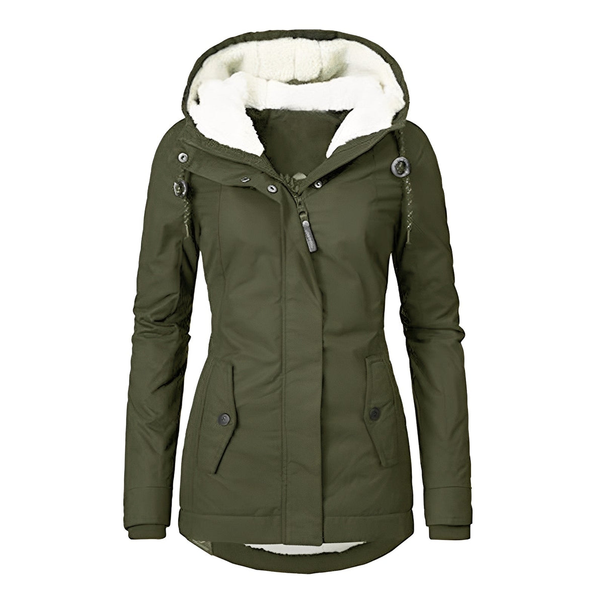 Earleen - Bequeme und gemütliche Jacke mit Kapuze