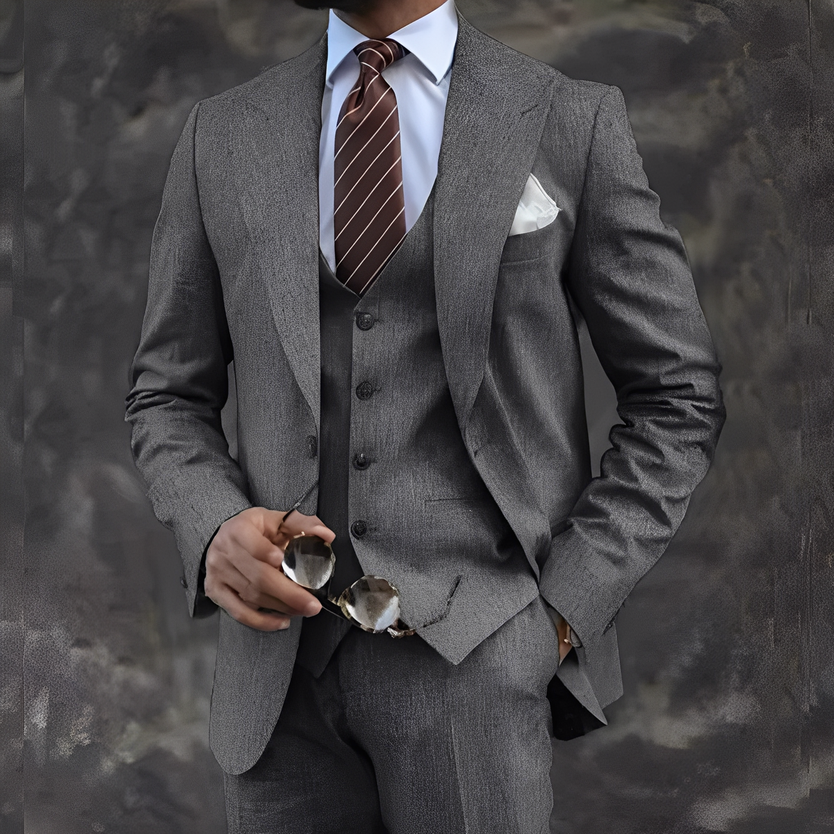 Elwyn - Elegantes dreiteiliges Anzugset