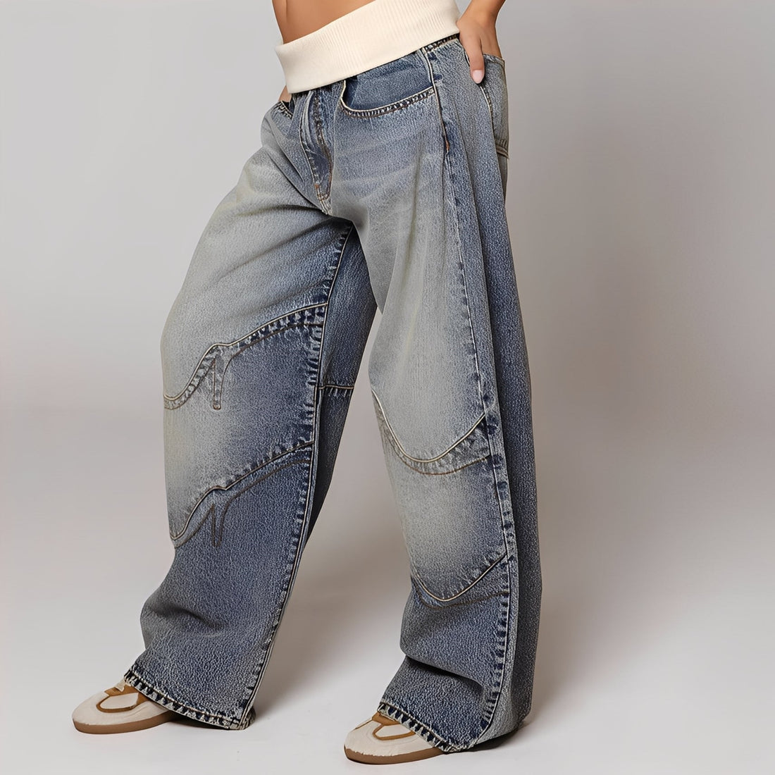 Vanessa - Bequeme und gemütliche Damenjeans mit weiter Passform