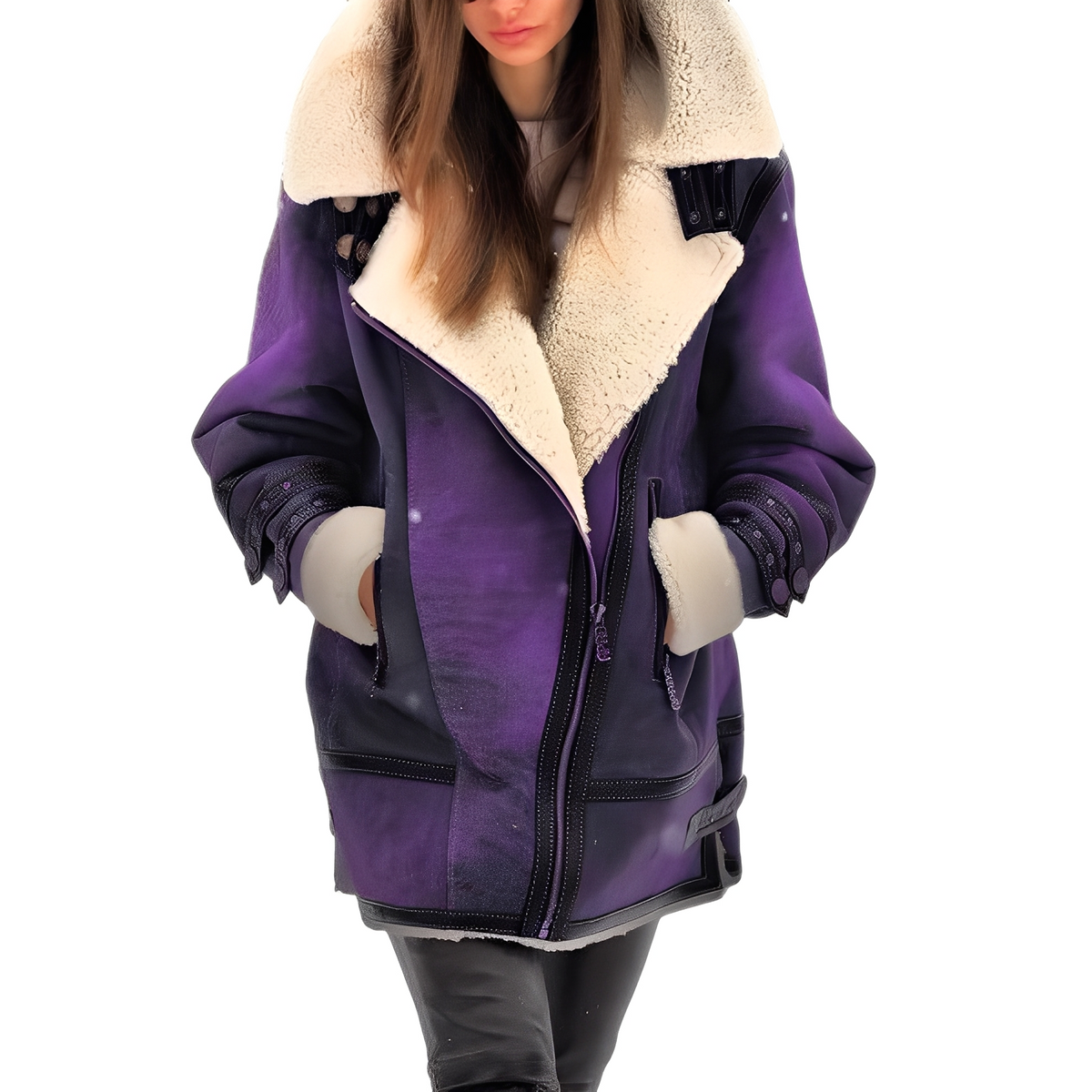 Leilani - Stilvolle Damenlederjacke mit komfortablem Futter