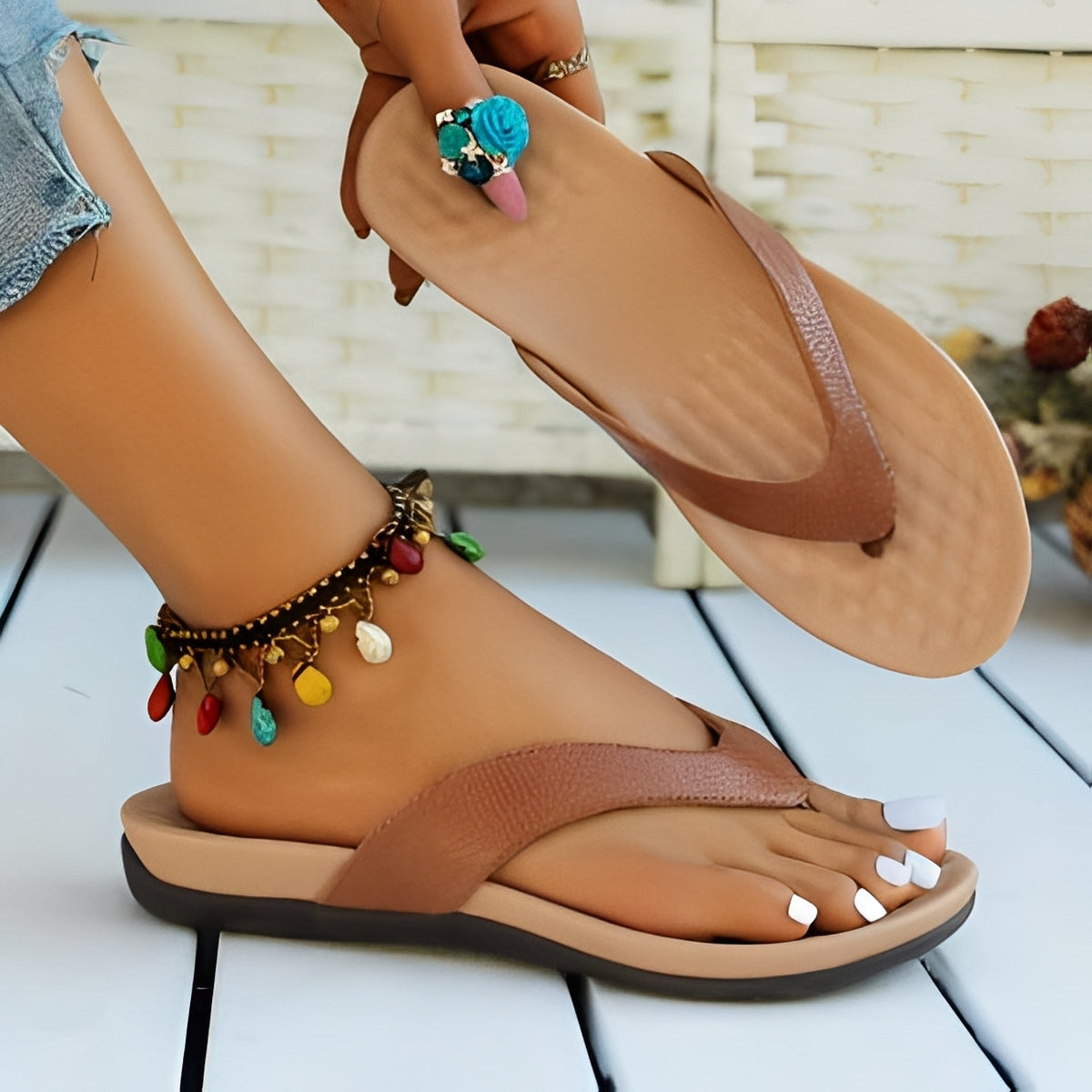 Monica - Bequeme Hausschuhe mit Innensohlen für Frauen