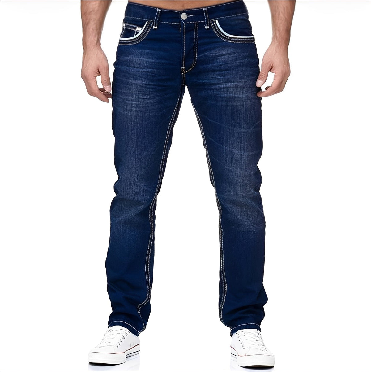 Andy - Elegante Herrenjeans mit Used-Look