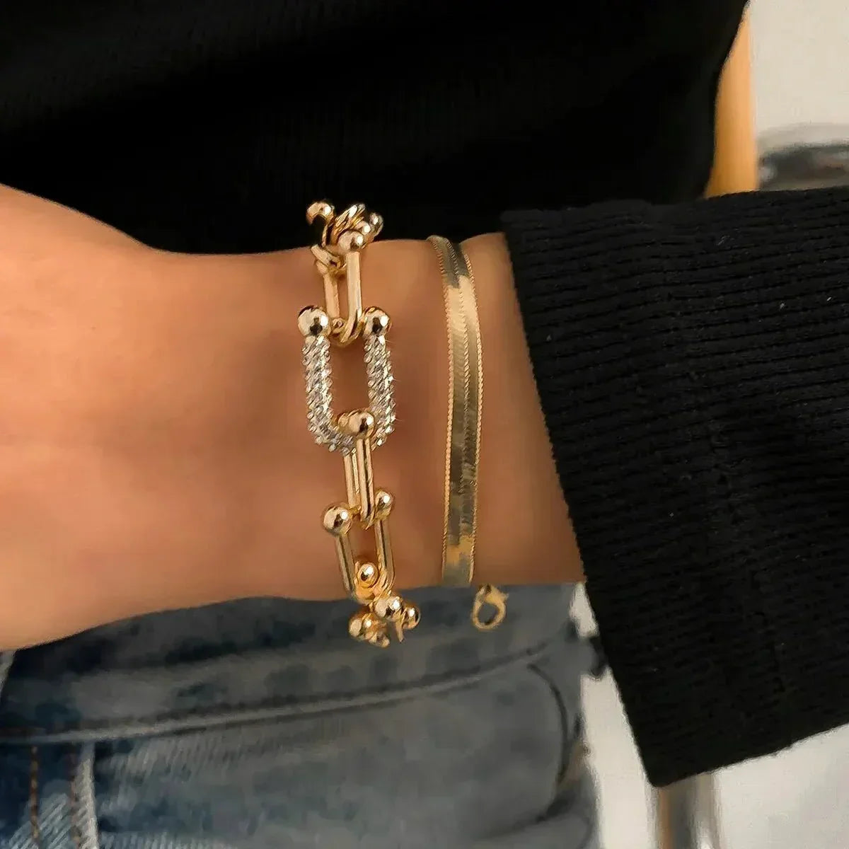 Maelys – Set aus Armbändern Kette & Schlange