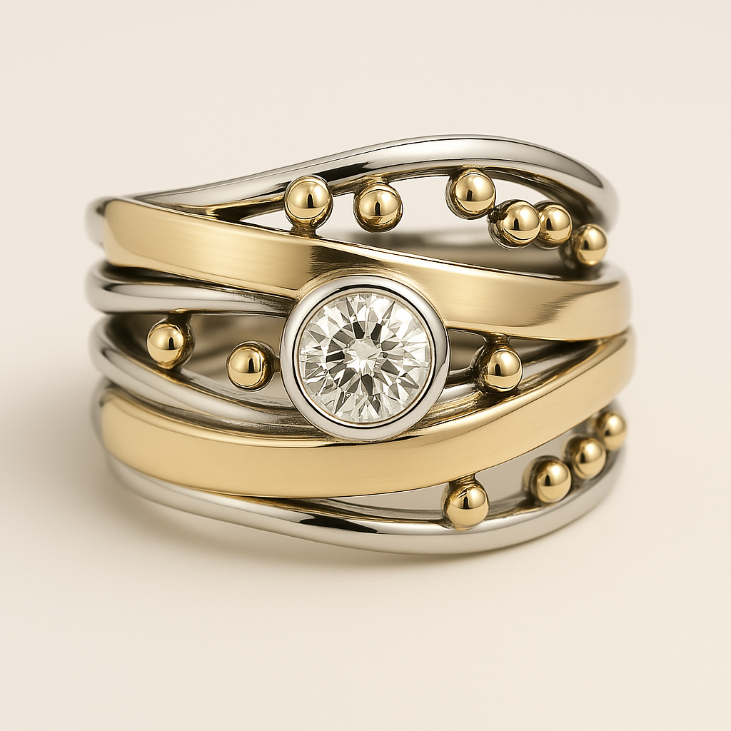 Dalia – Vintage-Ring mit stilvoller Einfassung