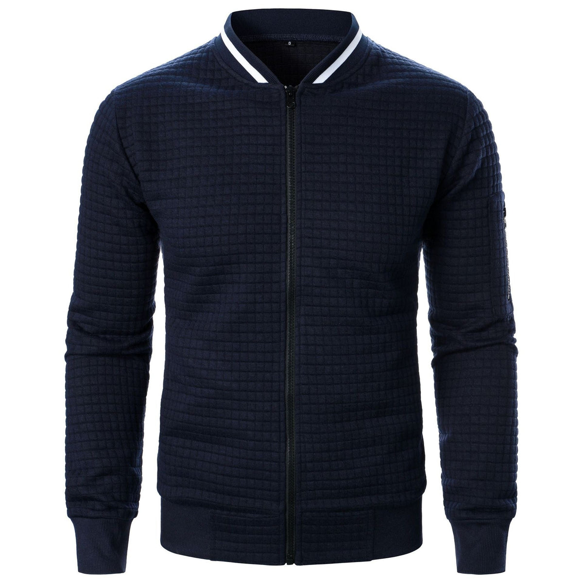 Malcom - Trendiger Herrenpullover mit Reißverschluss
