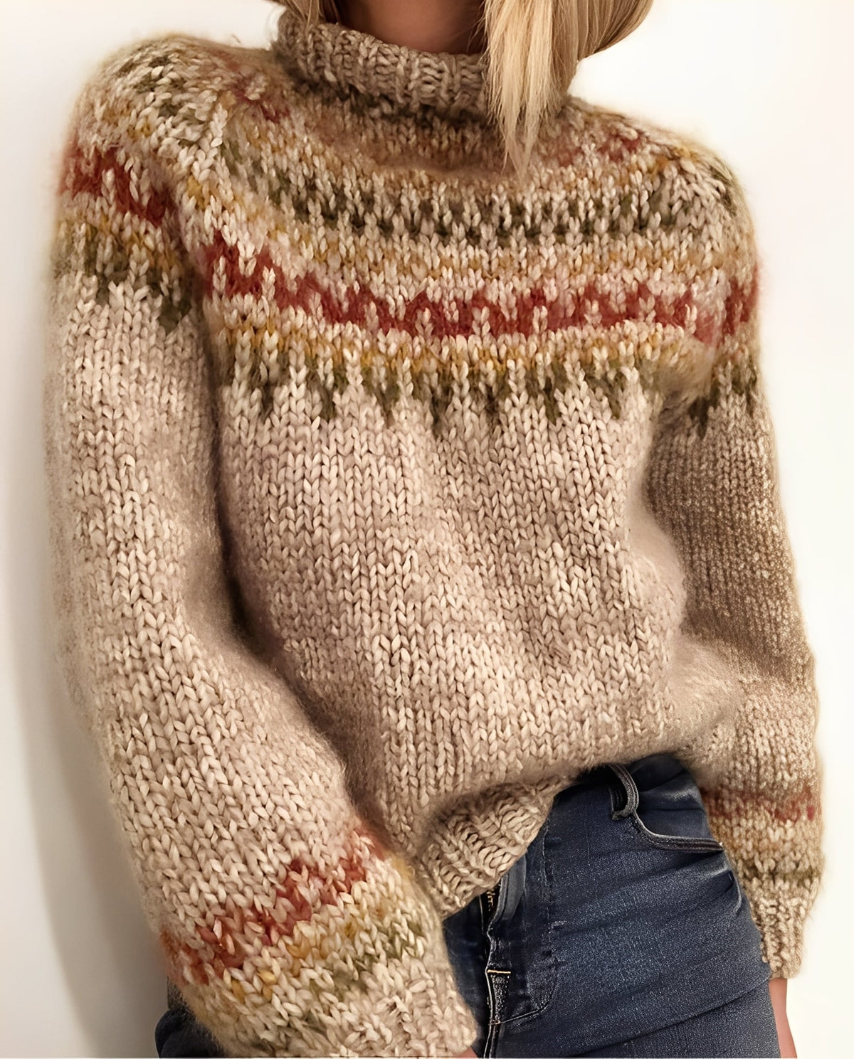 Macey - Damenpullover mit grobem Strick