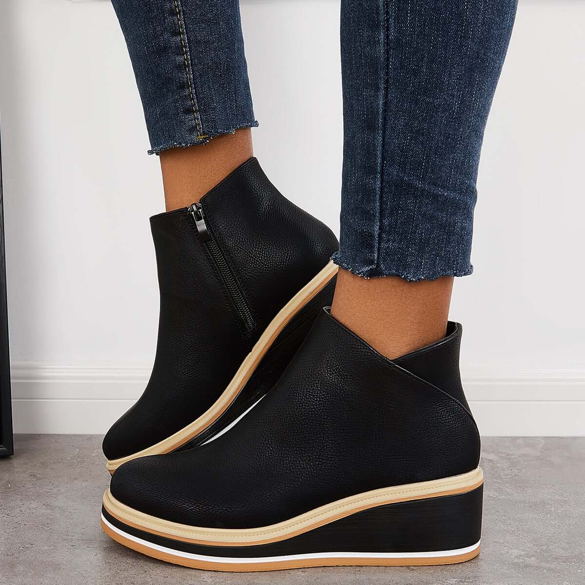 Nikkole - Schicke Damenstiefel mit Reißverschluss