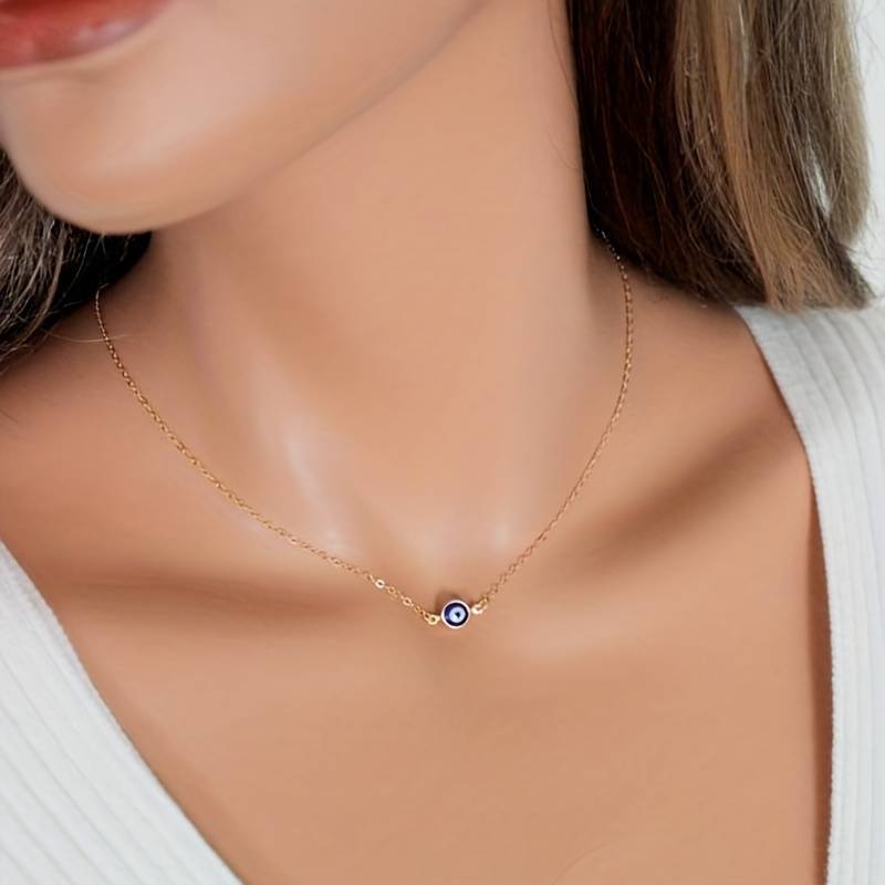 Vintage Malocchio-Halskette - Kette mit dem bösen Blick