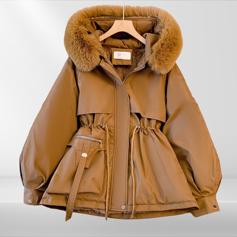 Cloe – Damen-Daunenjacke mit abnehmbarem Kragen