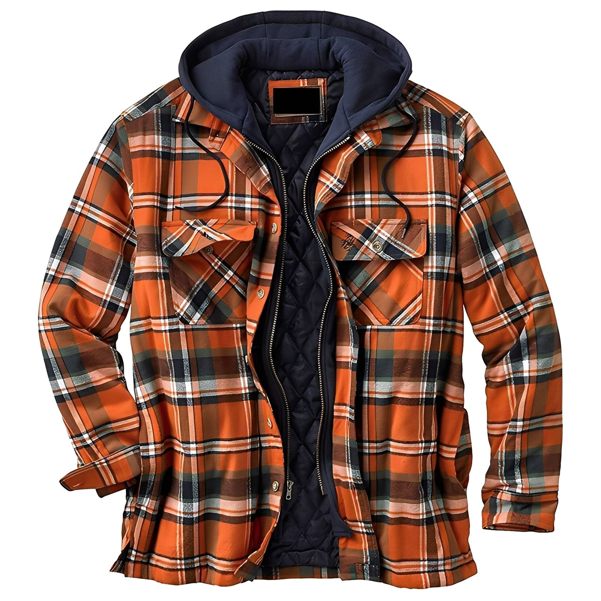 Flynn - traditionelle karierte Kapuzenjacke