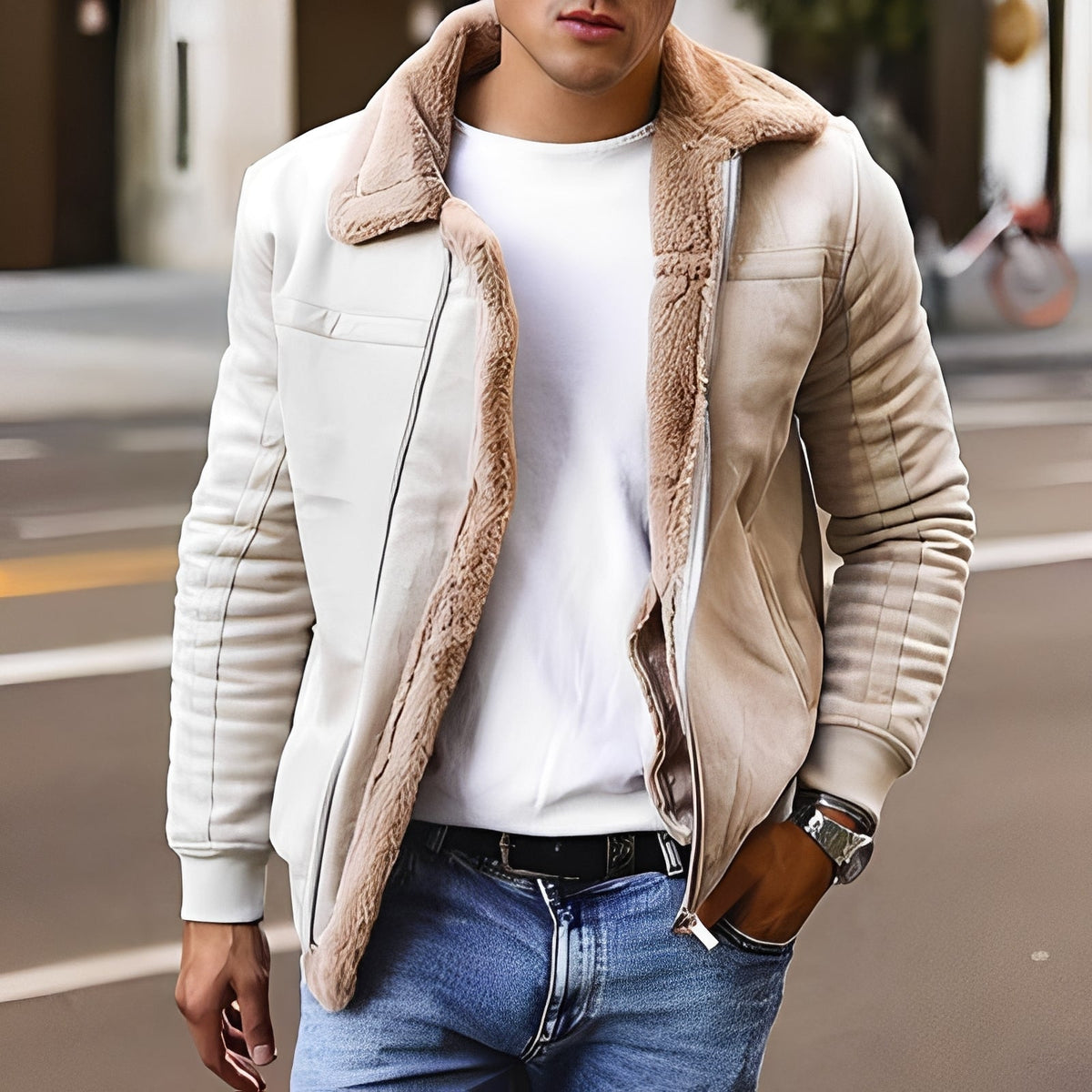 Josh - Elegante, warme Herrenjacke