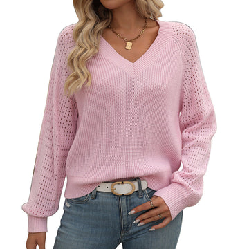 Poppy - Eleganter Pullover mit V-Ausschnitt für Damen
