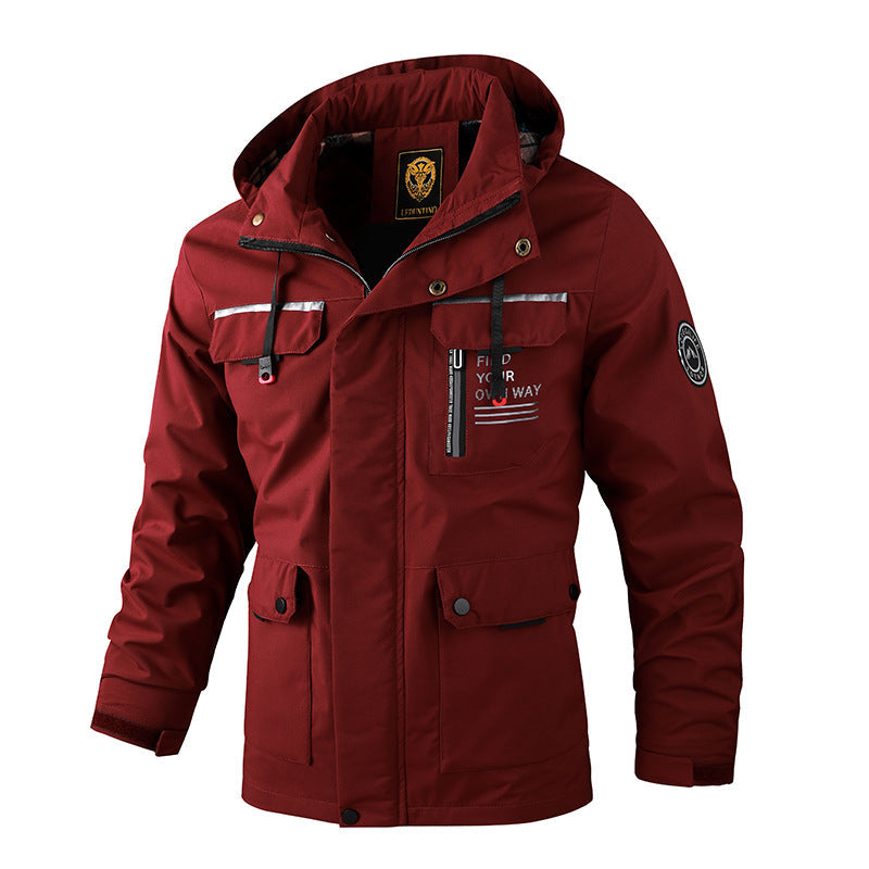 Gabriel - Herren-Winterjacke mit Kapuze, wasserdicht