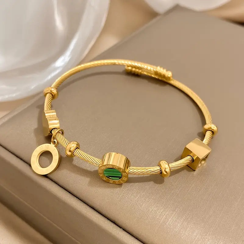 Rhian – Armband mit Unterschrift in Gold