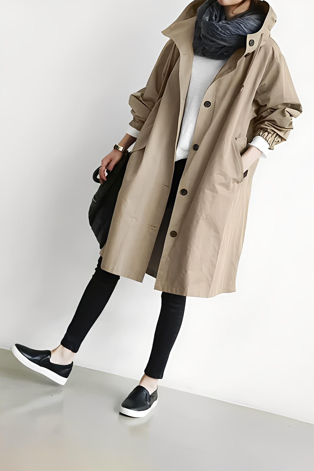 Evy - Dünner und eleganter Regenmantel für Frauen