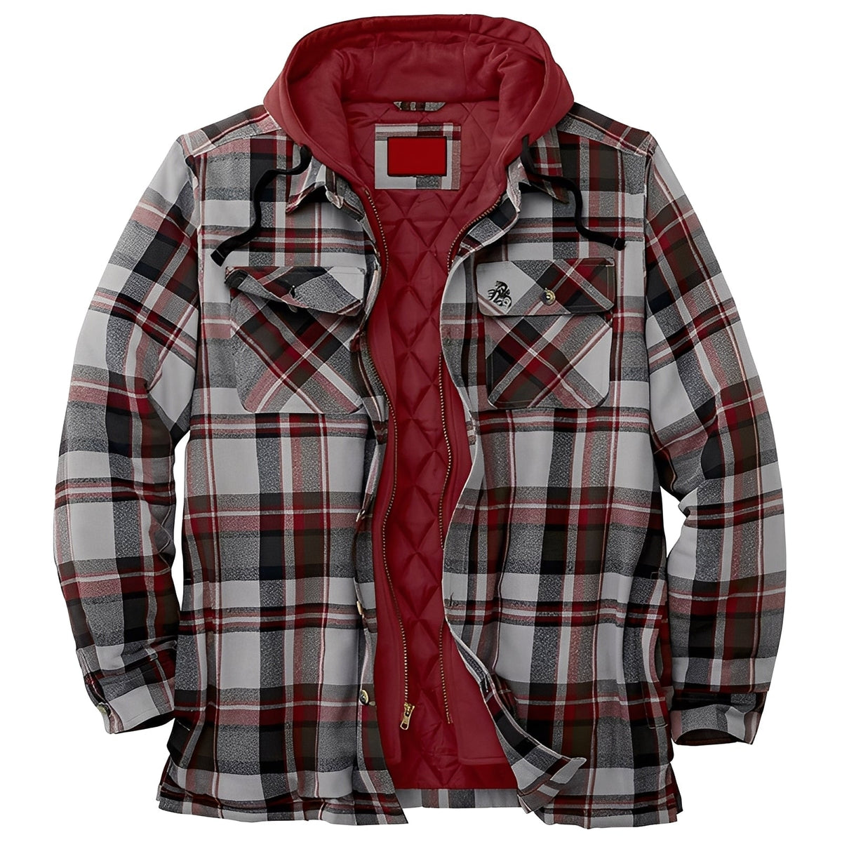 Flynn - traditionelle karierte Kapuzenjacke