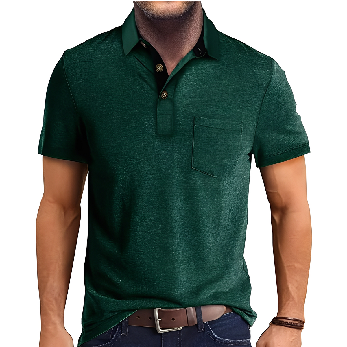 Abner - Poloshirt im traditionellen Design
