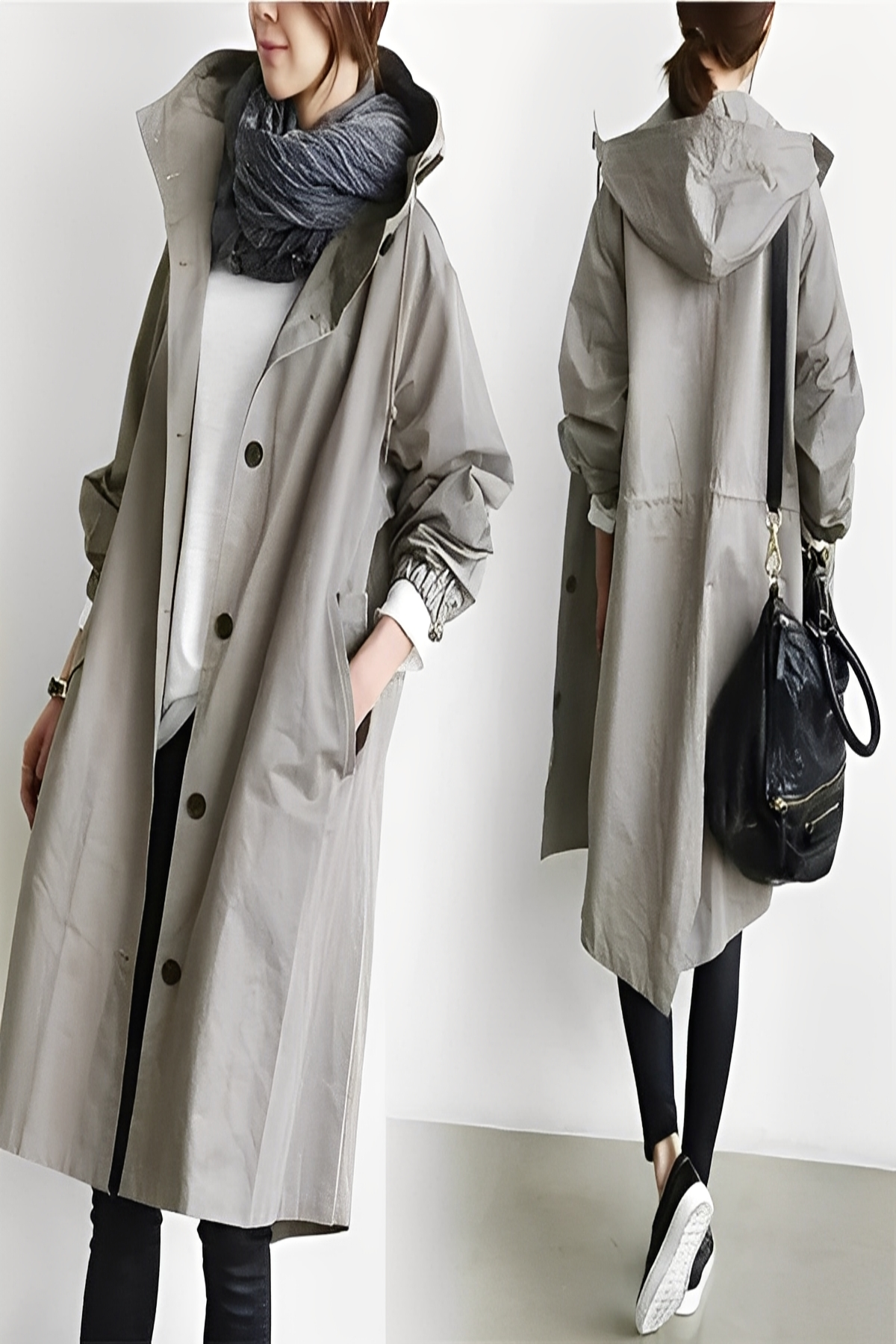 Evy - Dünner und eleganter Regenmantel für Frauen
