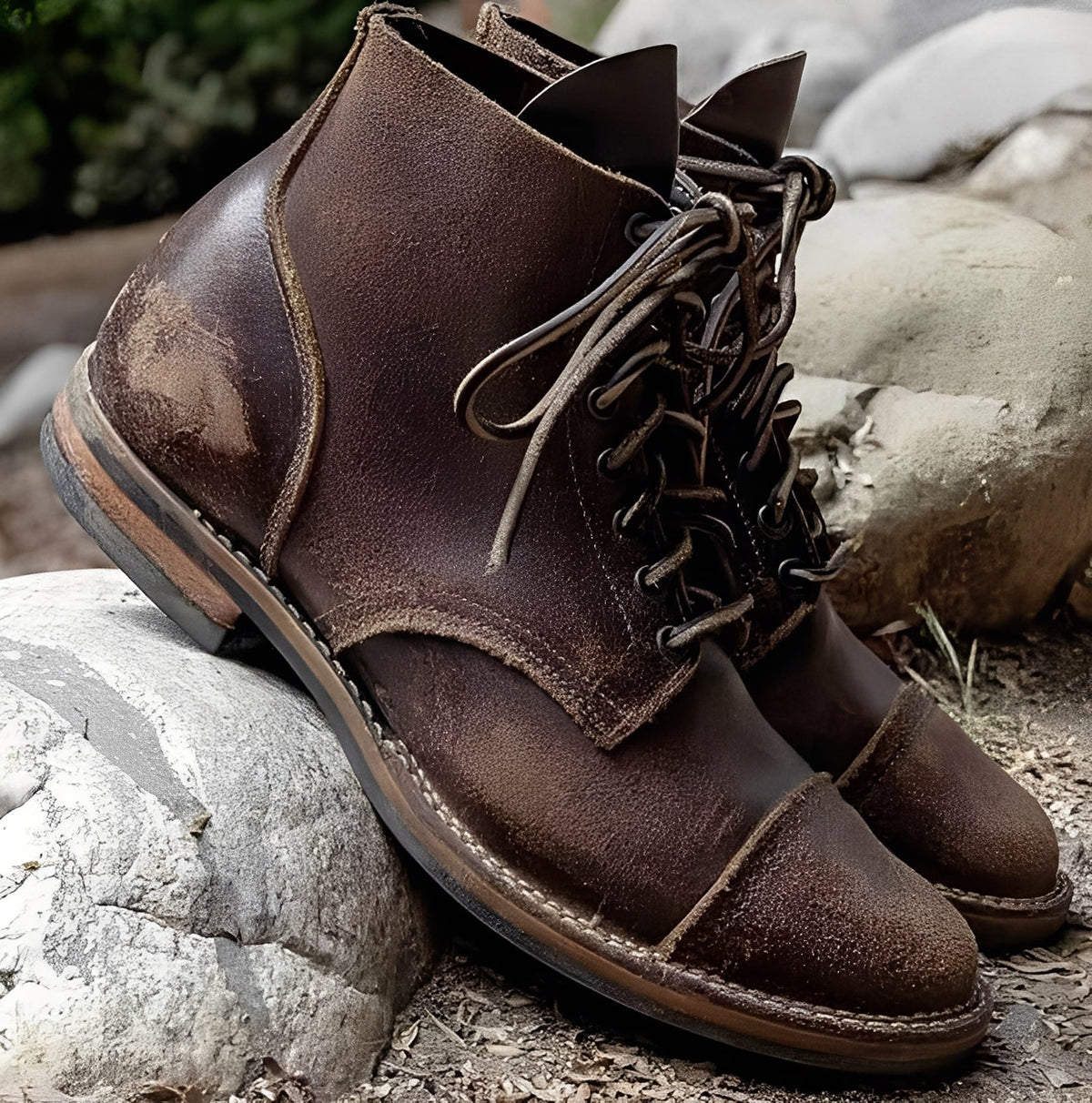 Garrick - Robuste Vintage-Stiefel