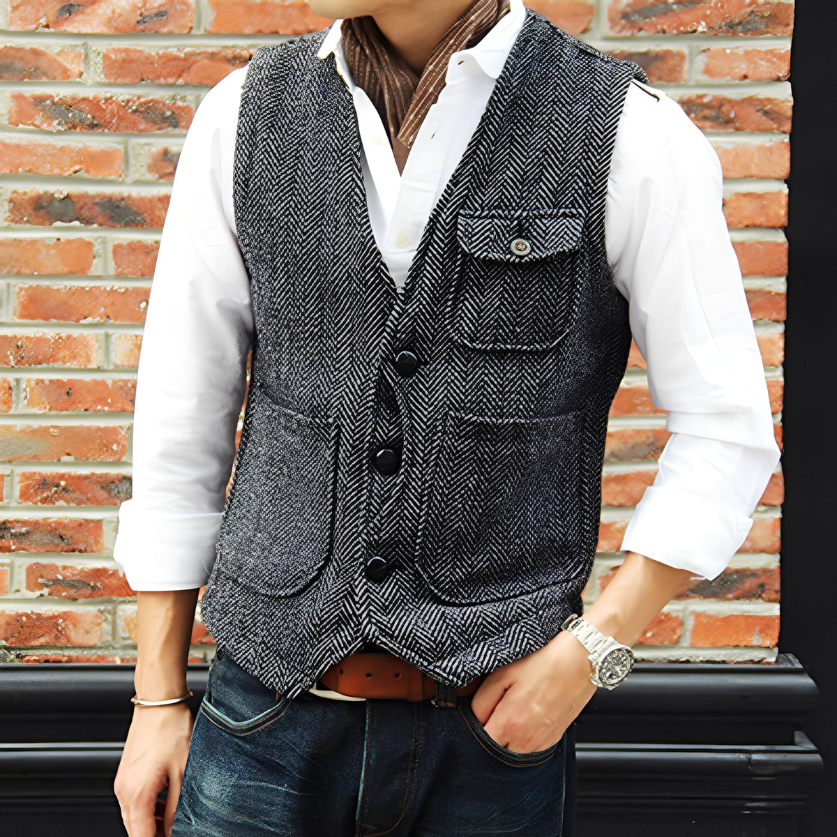 Matthew - Stilvoller Tweedmantel