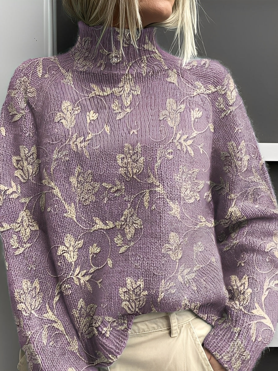 Amy - Eleganter Damen-Rollkragenpullover
