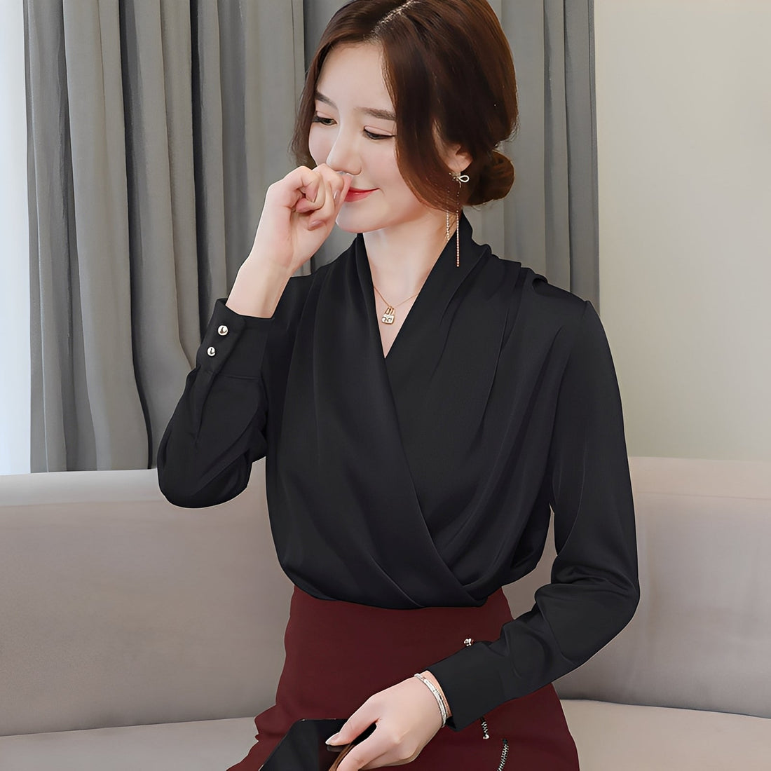 Natacha - Schicke und elegante Bluse für Frauen
