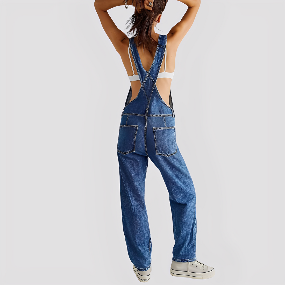 Mildred - Bequeme und zeitlose Damenjeans-Latzhose