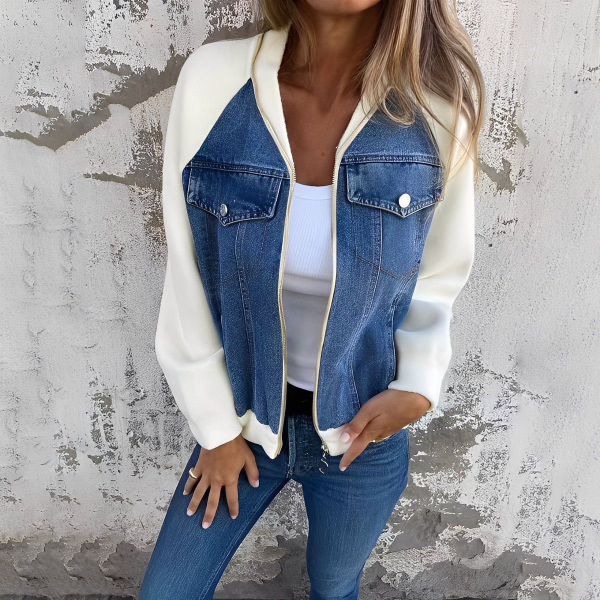 Melba - Stilvolle Damen-Jeansjacke