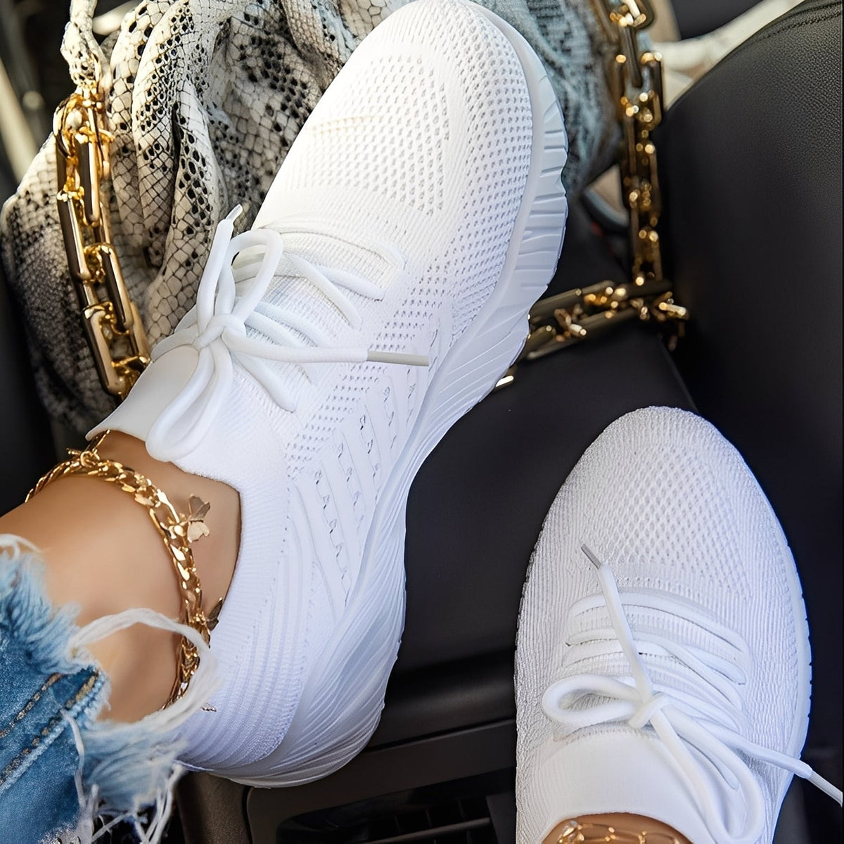 Axelle – Bequeme Strick-Sneaker für Damen