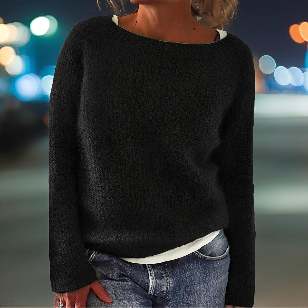 Abeeha - Damenpullover mit komfortablem Schnitt