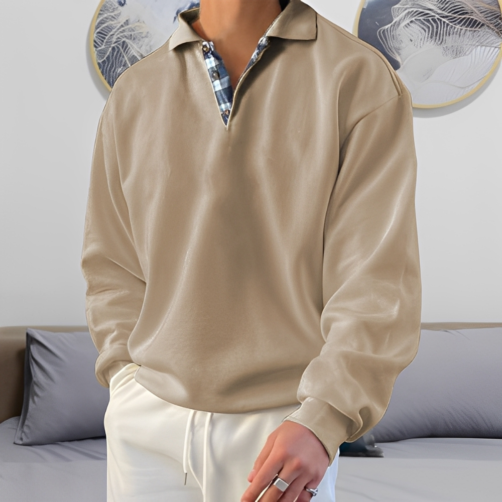 Colsen - Herrenpullover mit modernem Reißverschluss